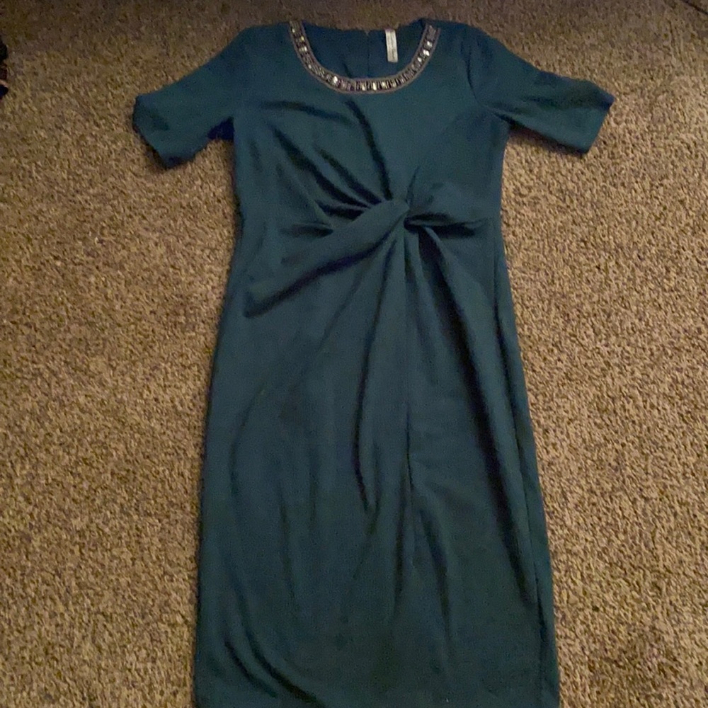 PerSeption Concept forest green dress
